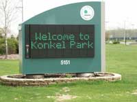 Konkel Park Reader Board